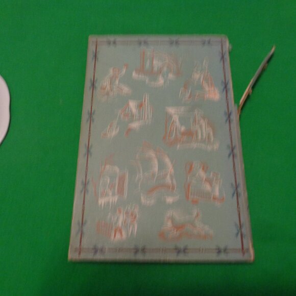 EARLY PAST VINTAGE AS-IS CARDS BOOK DESSERT DISH SAUCER HOLDER DOILY RIBBON LOT - Picture 5 of 15